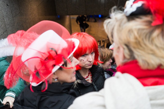 Karnevalsgruppe aus dem Westerwald in Köln, Jan. 2016