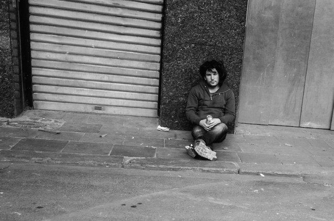 cologne-women's-carnival-day-man-sitting